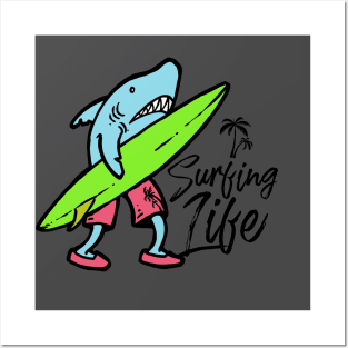 Surfing Life Posters and Art